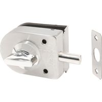 Schlüsselschloss für rahmenlose Glastüren, kompatibel mit 10–12 mm Edelstahl-Torschlössern für Büros, Wohnungen, Balkone, Hotels und Wohnhäuser. – AquaForge
