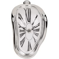 Clock - OUT OF THE BLUE - Dali Fondue - Gray - 18x13 cm - Contemporary design