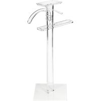 Serviteur muet porte-manteaux en plexiglas transparent design Bernardo