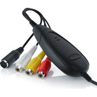 Aplic USB Grabber zur Audio Video Konvertierung - Videokonverter - VHS - Videoadapter zur Nachbearbeitung