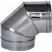 GOMITO A 90° ACCIAIO INOX AISI 304 MONOPARETE SPESSORE MM.0,5 - ø mm.200