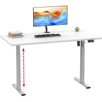 Altura de escritorio ajustable Lona 110x50 71x110x50 - VCM