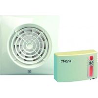 Unelvent – Aérateur permanent ultra-silencieux 403602 – Largeur 100mm – Pour espaces confinés – Kit SILENT 100 CZ 12V avec transfo 230/12V