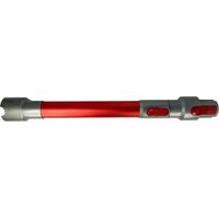 vhbw Tube d'aspirateur compatible avec Dyson V15s, V15 Detect Complete, V15 Detect Absolute aspirateur - 44,5 - 66,5 cm, rouge