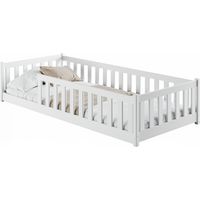 Lit enfant STELA 80x160 Blanc - blanc