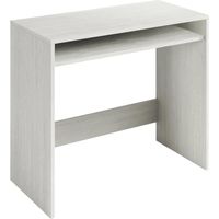 Kleiner weißer Computertisch mit Fach cm 79 x 43 x 78 h