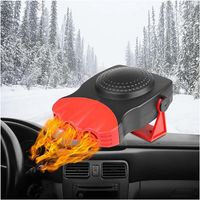 Car Heater, Car Fan Heater,2 in1 Fast Car Heater Defroster 150W 12V Portable Electronic Car Heater Auto Heater Fan Defroster Demister, Rotary Windscreen Defogger.