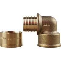 Coude PER à glissement Ø20 - Femelle fixe 1/2" (15/21) - IBP Bänninger