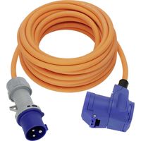 Brennenstuhl 1167650310 Strom Camping-CEE-Verlängerungskabel Blau, Schwarz, Grau, Orange 10 m H07R