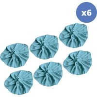 Set de 6 flecos de fregona de microfibra MSV