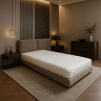 Set di 2 Materassi 80x200 x 19,5 cm - Rigido - 5 Zone di Comfort - Nucleo in Schiuma 35 Kg/m3 HD Alta Resilienza