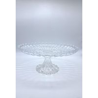 BONTURI CASA HOME DECORATION Alzata Vetro Janice D 29 Cm H 13 Cm Centrotavola