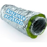 Tubo flexible aislado acústico para aire acondicionado y climatizacion Aluminio Ø356 Aluminio Ø356