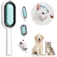 Cat Brush Dog Brush, Universal Pet Hair Brush, Long Hair Cat Brush, Multifunctional Cleaning Brush for Cleaning and Grooming Pet Hair (Green)