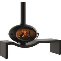 7 kw holzofen aus anthrazitfarbenem gusseisen - Invicta - P648124