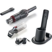 Invictus One - Aspirateur à main sans sac sans fil avec socle de recharge & embout suceur - Coloris noir – Silencieux & Léger