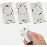 FAAC XT2 868 SLH Black Remote Control, Pack of 3 - White