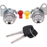 paire de cylindres de serrure de porte de voiture avec clés 69052 12360, remplacement antirouille pour COROLLA AE110 1996‑2002