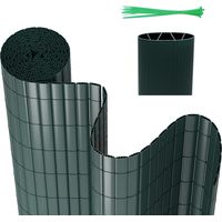 TolleTour PVC Sichtschutzmatte Balkon – Stabiler Wind- & Sichtschutz für Garten, Terrasse & Zaun Grün 140x700cm