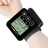 Tensiomètre au poignet, Tensiomètre Poignet Réglable Mesure Entièrement Automatique Facile à utiliser Tension Artérielle Poignet - Pour 2 utilisateurs