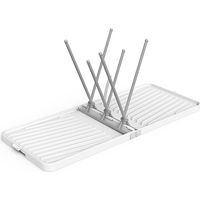 Foldable Baby Bottle Drying Rack with Tray Travel Baby Bottle Dryer Holder Space Saving Drying Rack