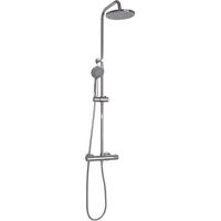 Colonne de douche thermostatique ronde 250 mm
