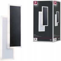 Paulmann Aplique Geométrico Negro y Blanco 150x350 mm