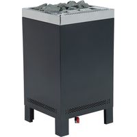 Infraworld Sparta Floor Combi Verdampferofen 9 kW schwarz inkl. Saunasteine