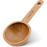 Cuillère à café en bois de noyer, doseuse pour café en grains, café moulu ou thé, accessoire de cuisine, cuillère à café pour café moulu
