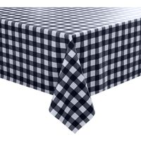Tablecloth - Pvc - Waterproof Oil-Proof - 137 X 274 Cm - For Outdoor Picnic Kitchen Dining Cafe Restaurant - 1 Piece