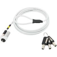 mobilis 001328 cable de seguridad blanco 1,8 m