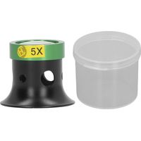 Loupe de bijoutier portable 5X, loupe optique de grossissement pour réparation de montres, bijoux, textile, circuits optiques et pièces de monnaie