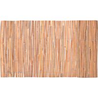 Vidaxl – Clôture en bambou 1000x70 cm – Barrière naturelle pour jardin – Résistante aux intempéries – Décorative et fonctionnelle