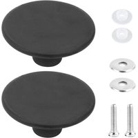 1 - Poignée De Couvercle - Bouton En Bakélite - Résistant À La Chaleur Et Lave-vaisselle - Pour Dutch Oven Casseroles Et Bouilloires - Noir - 5x5cm