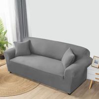 Copridivano FLASH GRIGIO elasticizzato ad alta Vestibilità 2 POSTI DA CM. 120 A 180