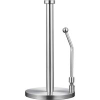 royaluxe - Support à essuie-Tout Rouleau de Papier essuie-Tout Vertical en Acier Inoxydable pour Cuisine, Chambre à Coucher, Salle de Bain, ,argent