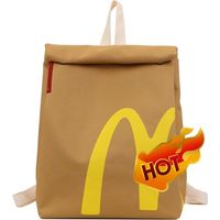 Sac en papier classique drôle rétro grande capacité sac à dos mignon personnalisé épaule Crossbody toile sac à dos ordinateur portable