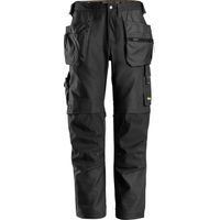 Snickers Workwear AllroundWork Canvas+ Stretch Arbeitshose mit Holstert. 6224 Gr. 48 schwarz