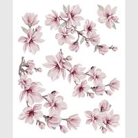 Sticker - Fleurs de magnolia - 14x20 cm