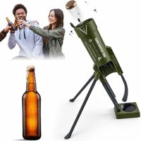 51mm Beer Bottle Opener Mortar, Beer Bottle Cap Launcher, Tactical Cannon Rocket Style Bottle Opener, Fun Gadget for Bar, Kitchen, Party, Gift