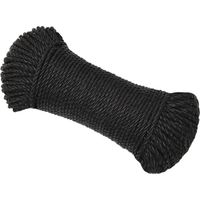 Corde de travail Noir 8 mm 250 m polypropylène