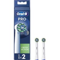 Oral-B Testine di ricambio per spazzolino EB50RX-2 Cross Action Pro Testine Per adulti Numero di testine incluse: 2 Bianco