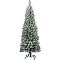 ALBERO DI NATALE SILVESTRE FLOCCATO H.180CM