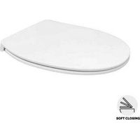 SIÈGE KARLA EN ABS PLAT AVEC FERMETURE AMOINTIÉE Dimensions : Blanc