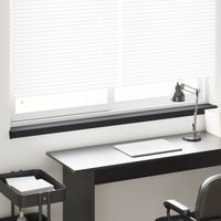 vidaXL Appui de fenêtre Anthracite avec grain de bois PVC