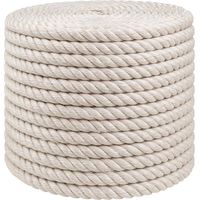 Corda di Juta 10 mm Bianco 100% juta Tossa vidaXL
