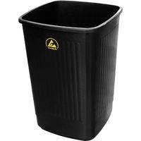 Bjz A 34058 papelera antistática negra 50 litros