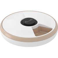 Distributeur automatique de croquettes pour chats et chiens – Poche de glace – Minuterie programmable – 6 gamelles – Affichage LED