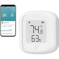 Capteurs de température et d'humidité Wi-Fi, thermomètre-hygromètre intelligent compatible avec Alexa