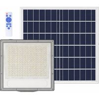 Ecova proiettore led solare con telecomando ip65 potenza 400w - confezione 1